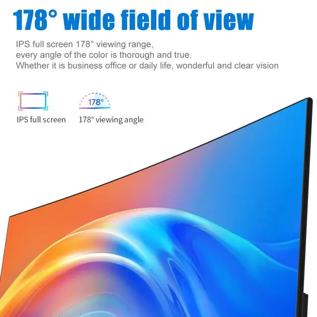 23.8 Inch HD 1080P IPS PC Monitor HDMI Desktop LCD Display FHD 75Hz Game Monitors With Speaker 2