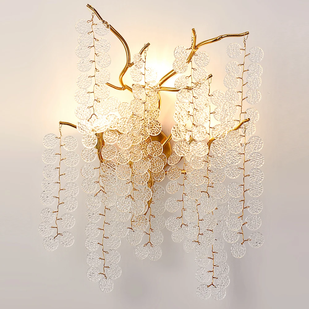 

Branch Design Living Room Wall Lights Modern Applique Murale Gold Wall Lamp For Bedroom