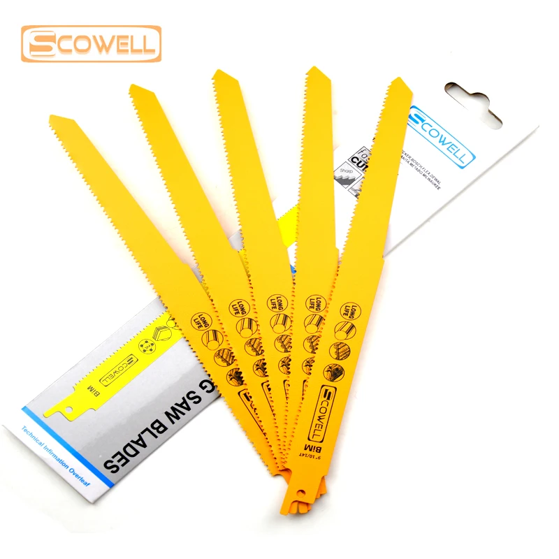 9 &quotдюймовый 10/14 точек на дюйм с переменными зубьями биметаллический сабельный