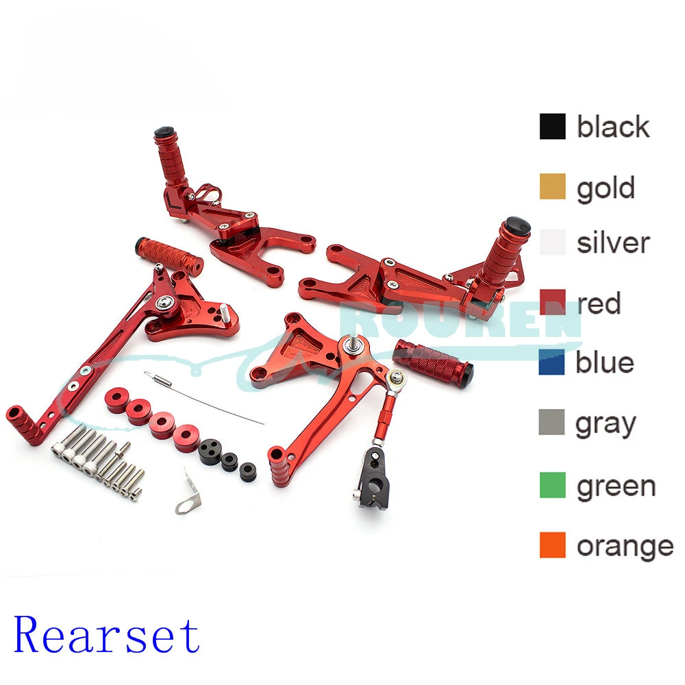 

Rear Set Stand Footpegs Motorcycle Rearset Footrest Foot Pedal Pegs for Benelli TNT125 TNT135 BJ125 3E Brake Shift Lever Bracket