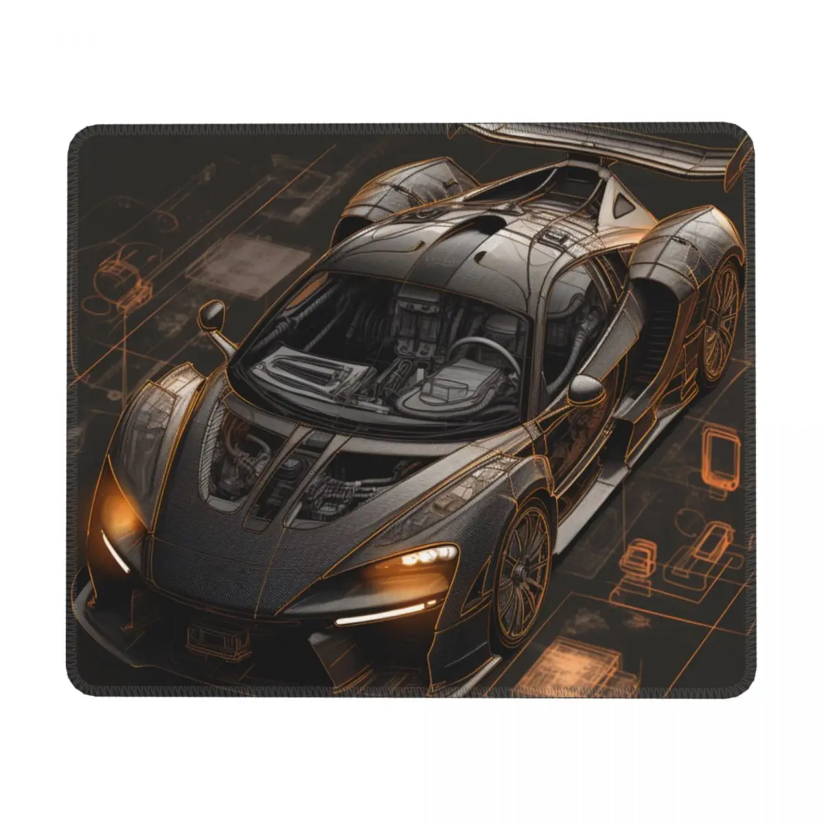 Drawing Fantasy Rubber Mousepad Anti-slip Aesthetic Desktop Mouse Pads