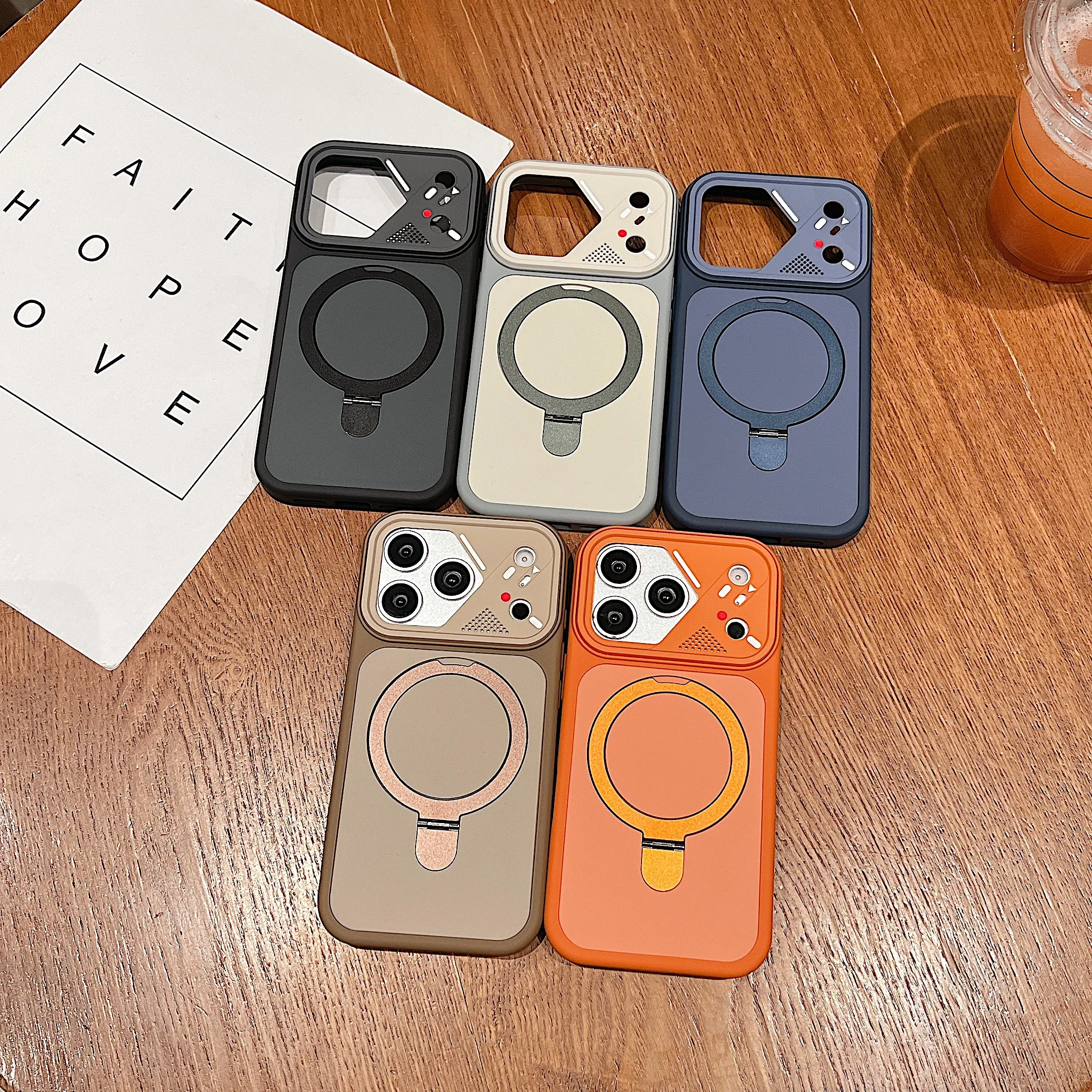 Чехол для телефона с магнитной подставкой и эффектом мягкой кожи для iPhone 17 Air, 16, 15, 14 Plus, 13, 12, 11 Pro Max, роскошный тонкий чехол с магнитным кольцом (art.: 3920d4fa57387) - 3920d4fa57387
