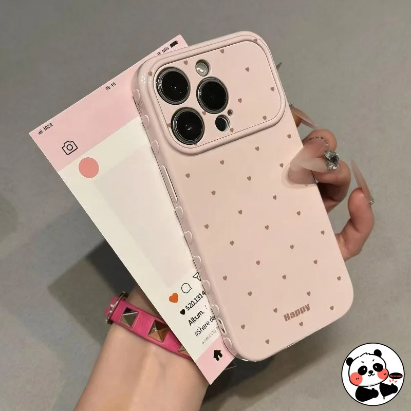 Фото Чехол для телефона с изображением сердца для IQOO Z11 Z11X Z10X Z10 Z9S Z9 Turbo Pro Plus Z8 Z7i Z6 Lite Z5 5G, милый, элегантный, мягкий чехол №2