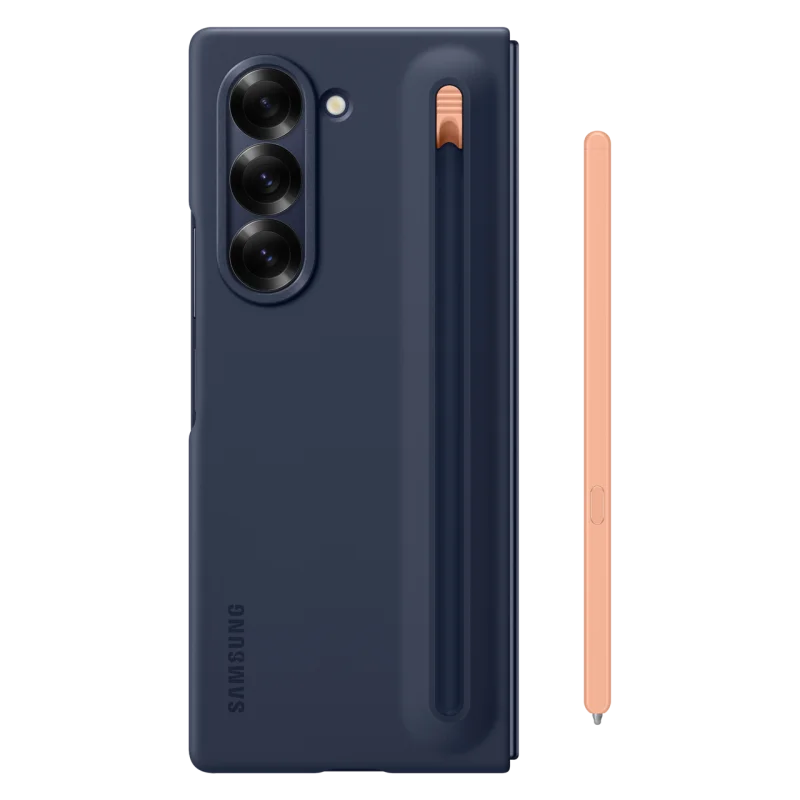 Фото Оригинальный чехол Fold 6, чехол для Samsung Galaxy Z Fold6 S Pen Cover с откидными чехлами Smart Spen 5G №3