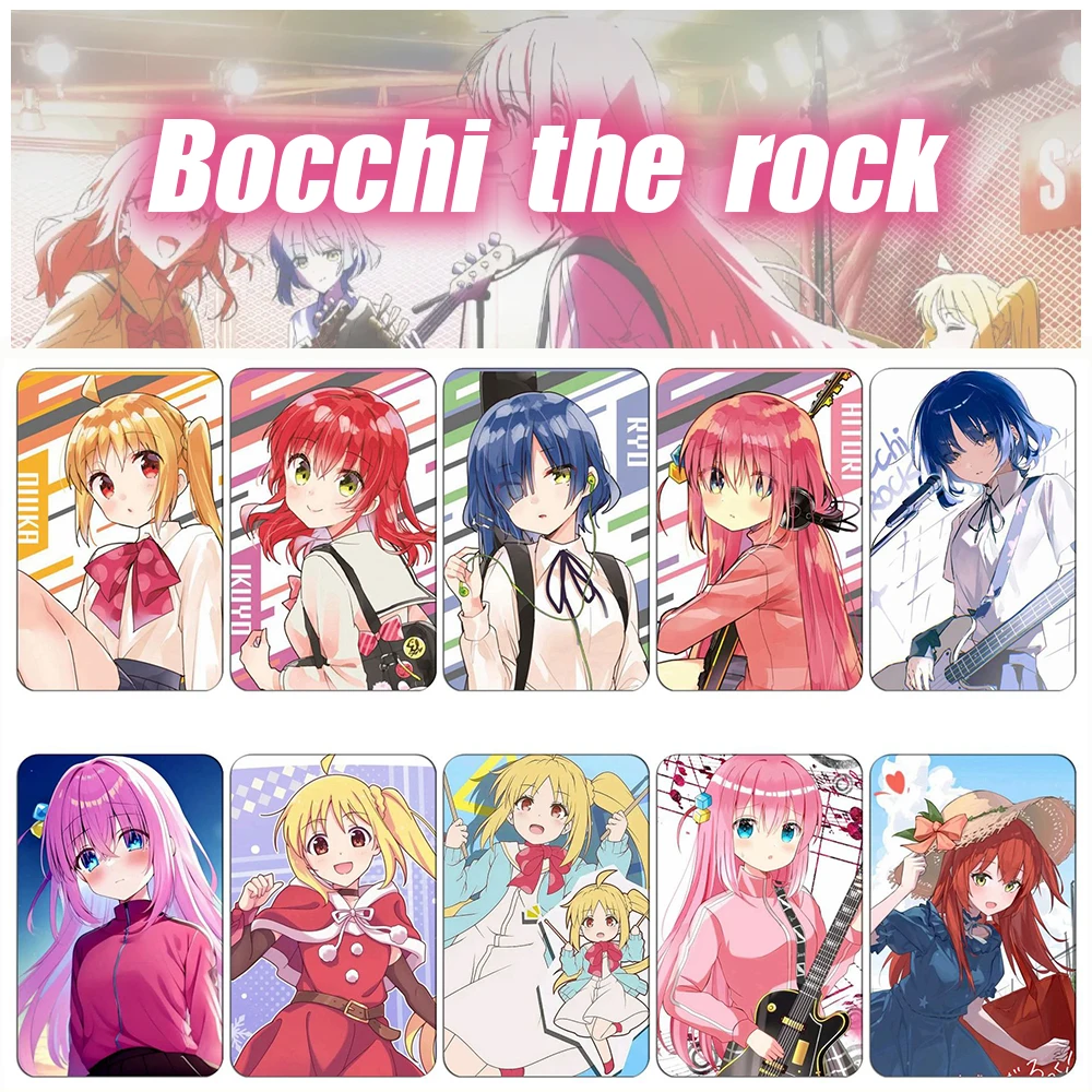 

Наклейка для карты с рисунком аниме Bocchin The Rock