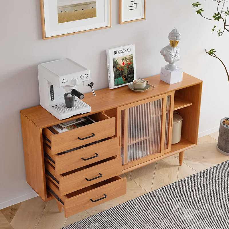 Скандинавский деревянный сервант современные ящики роскошный буфет боковой