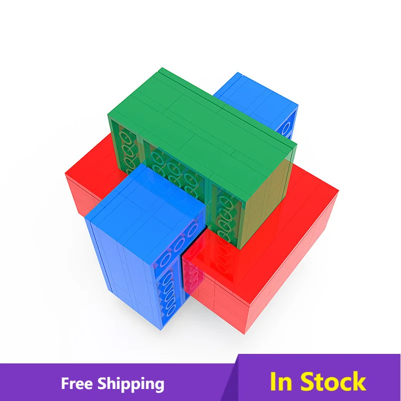 Kids Adults 3D Blocks Kong Ming Lock Assembling Cube Early Educational Toy IQ Brain Teaser Intelligence Unlock Game Bricks Toys