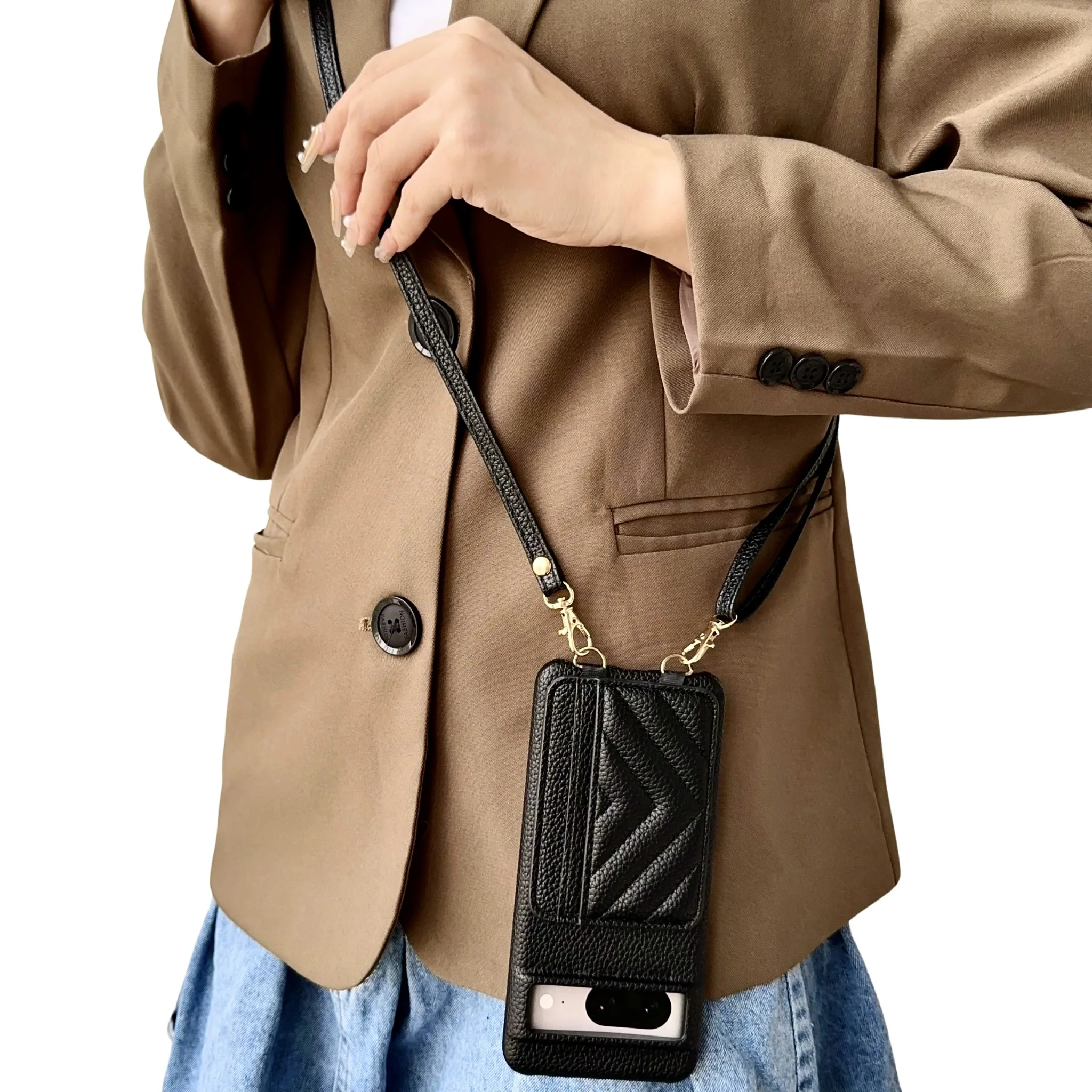 Чехол-Кошелек на ремешке через плечо с отделением для карт телефонная лампа Google