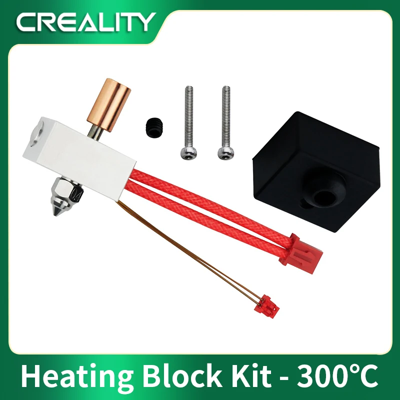 

CREALITY High Temperature (300℃) Heating Block Kit For Ender-3 S1 CR-10 Smart Pro 3D Printer Equipped With Sprite Extruder