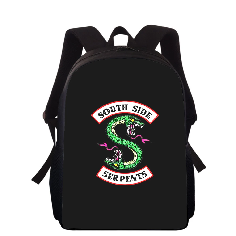 TV Riverdale 15” 3D Print Kids Backpack Primary School Bags for Boys Girls Back Pack Students School Book Bags