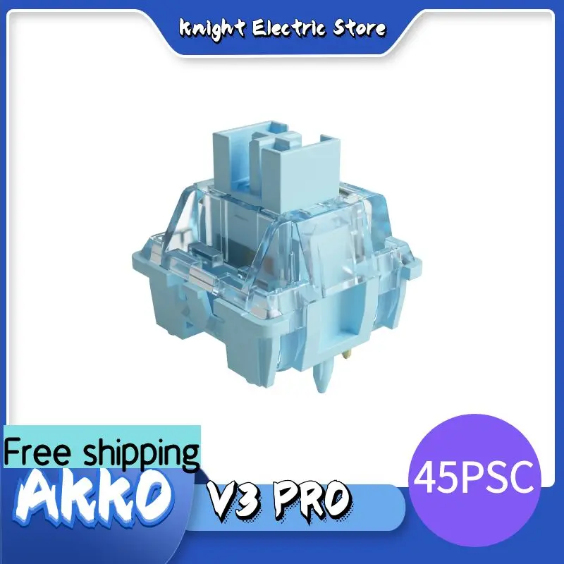 Новинка Akko V3 Pro (45 шт.) с механической клавиатурой MX кремовый синий переключатель 5