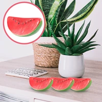 watermelon fruit fake artificial slices realistic simulation faux decorations food play lifelike pretend model fruits decor