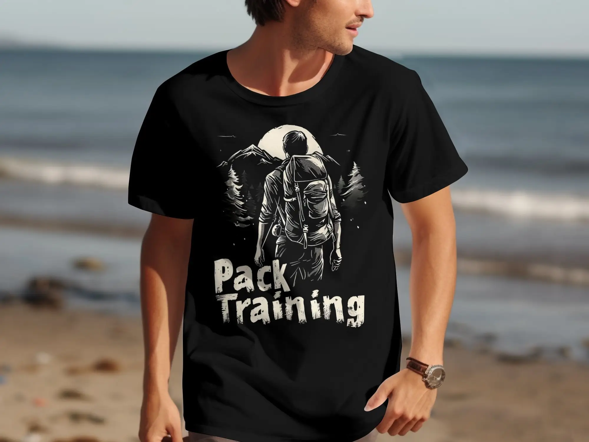 Тренировочная футболка для пеших прогулок приключений дикой природы рюкзак