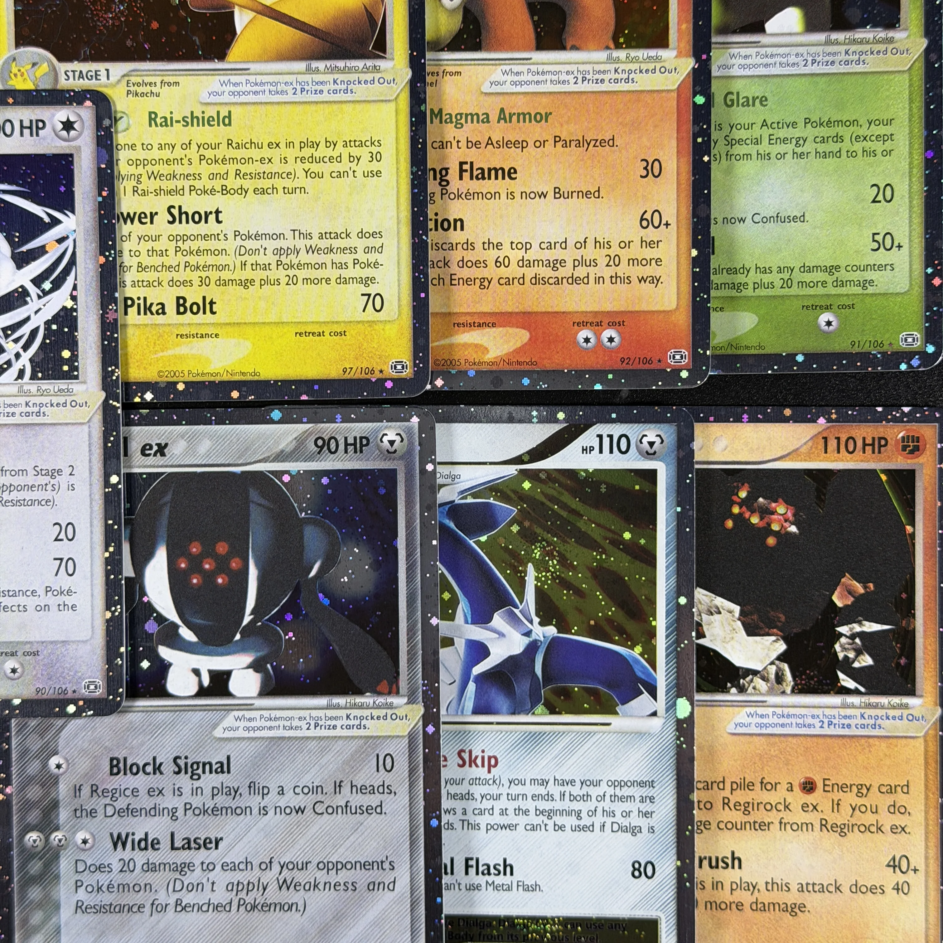 Фото Коллекционные карты PTCG Pocket EX Emerald Cosmos Holo: Чейз, Хоэн, Реги, Трио, Райкуаза, ОГ, Райчу, Секретный Фарфетч'д, Алтария, Прокси-карты №4