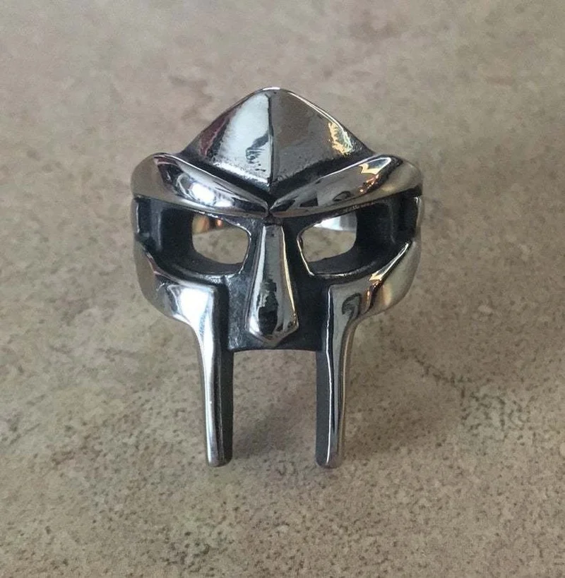 

Ghost fashion ring exaggerated domineering hip hop Skull Ring atmospheric creative mask Bracelet