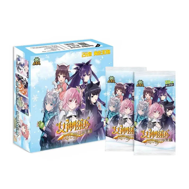 Оригинальные фигурки героев аниме История богини блестящие карты с бронзовым