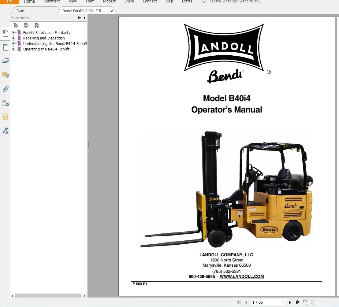 Вилочный погрузчик BENDI Landoll 2 23 ГБ PDF сервис и руководство по эксплуатации DVD