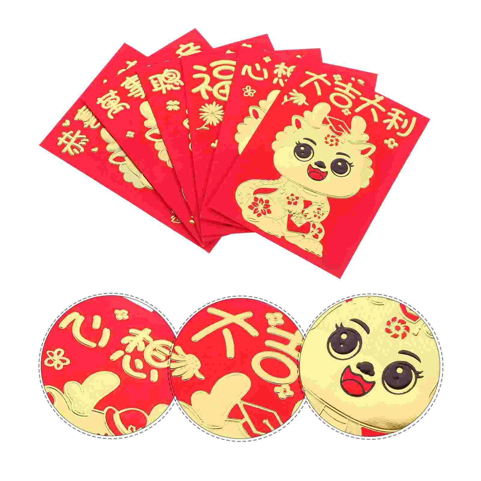 

30pcs Red Envelope 2024 Year Red Envelopes Chinese Style Lucky Money Envelopes Cash Envelopes