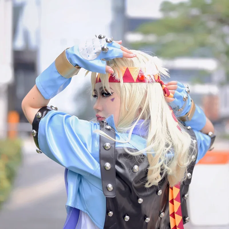 Костюм для косплея Цезарь Антоonio Zeppeli полный комплект женский стиль 110