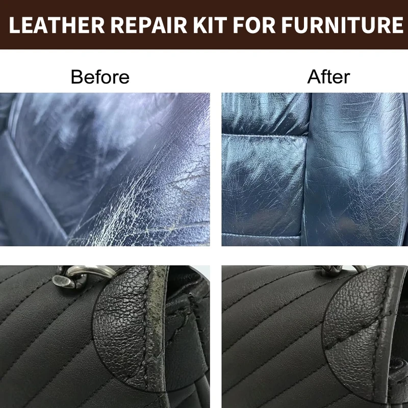 Набор для ухода за кожаным сидением автомобиля 30 мл 20 цветов