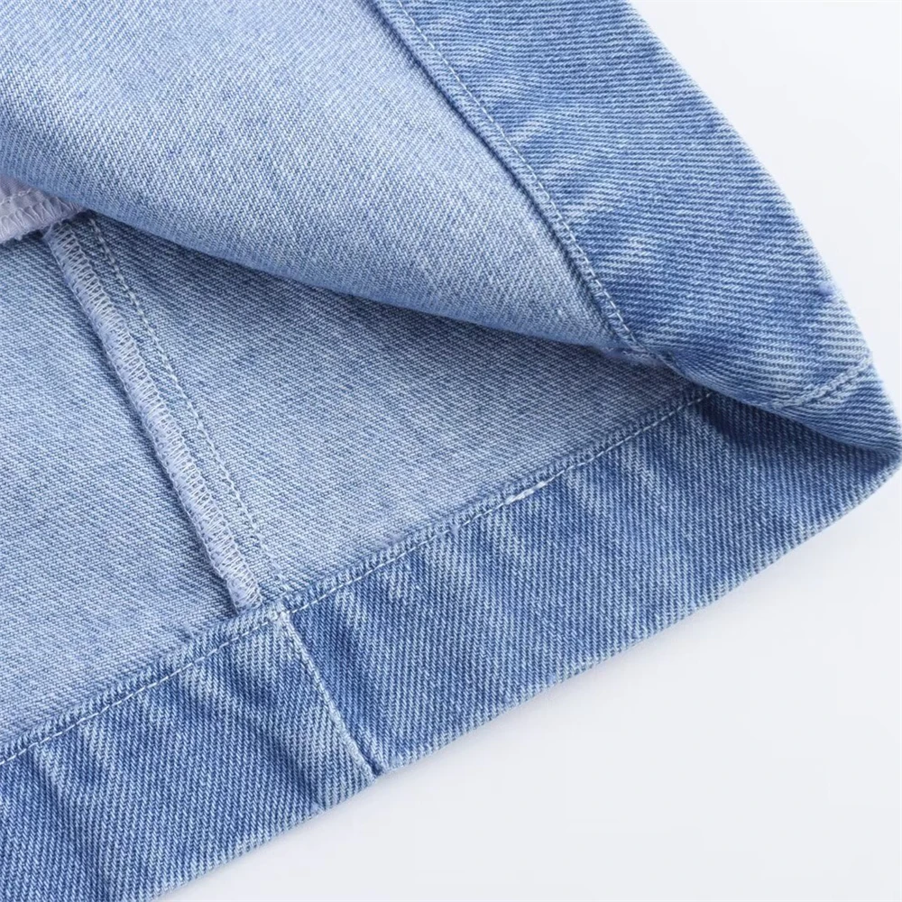 Женская модная повседневная простая и Универсальная джинсовая куртка в