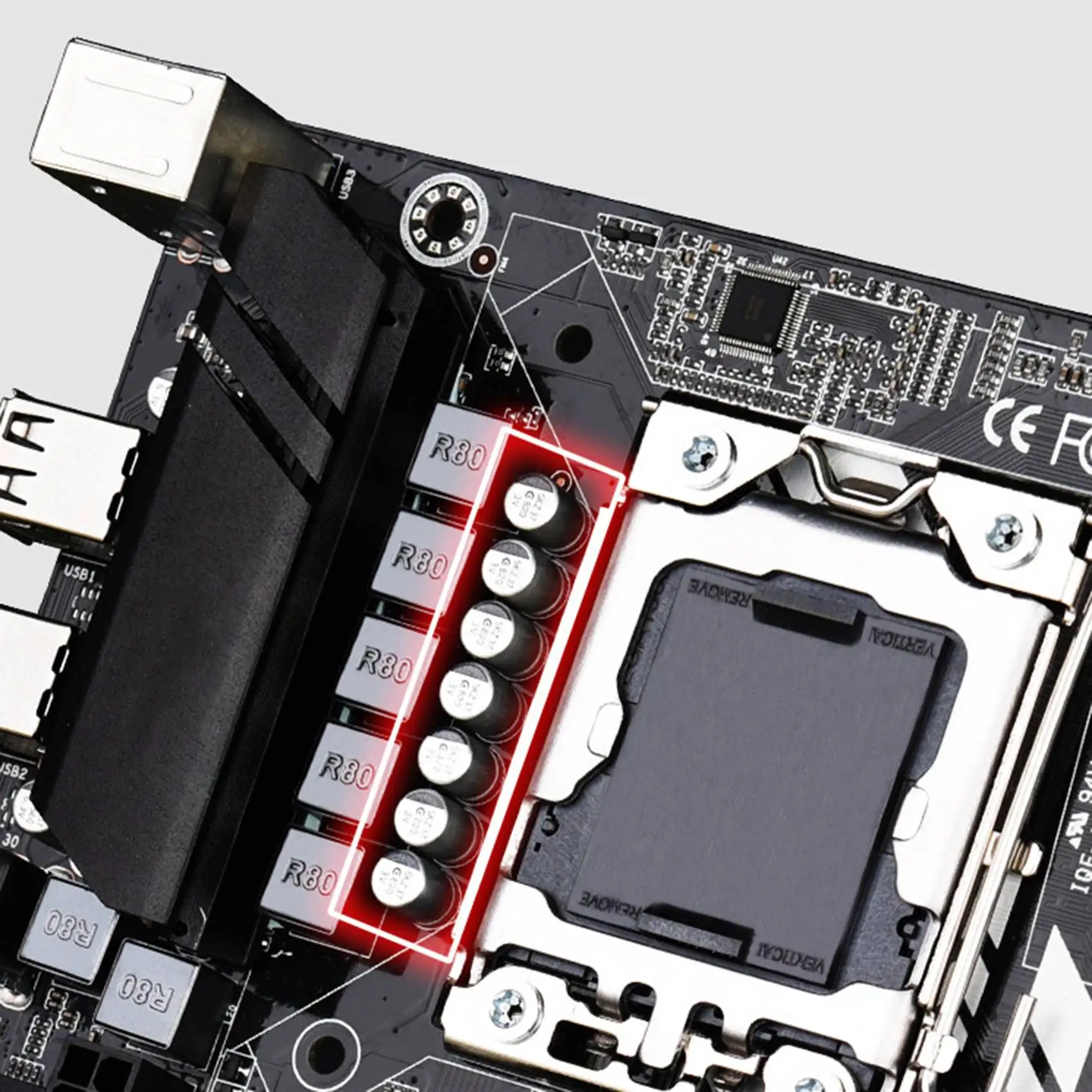 H58M Компьютерная материнская плата, поддерживающая процессор LGA1356, 1366-контактный процессор Xeon CPU X5650 5670 полный набор игровых материнских плат.