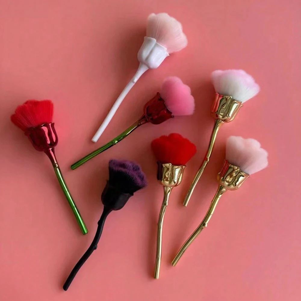 Кисть для пыли в форме розы