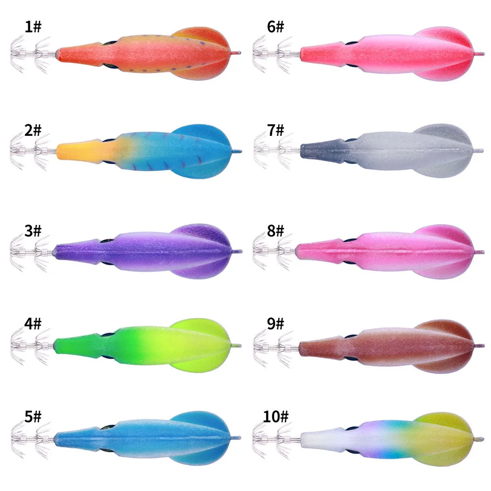 

9.5cm 6g Octopus Cuttlefish Squid Hook Fishing Jig Artificial Bait Lure Fishhook Pesca Fishing Tackle SwimBait Lure
