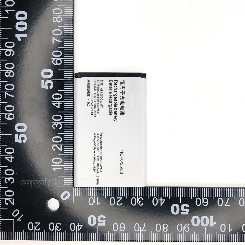 AB1050GWMT AB1050GWML AB1050FWMX AB1050CWMC/T 1050 мАч для PHILIPS Xenium E103 X126 E106 X125 E255 X128 X116 аккумулятор