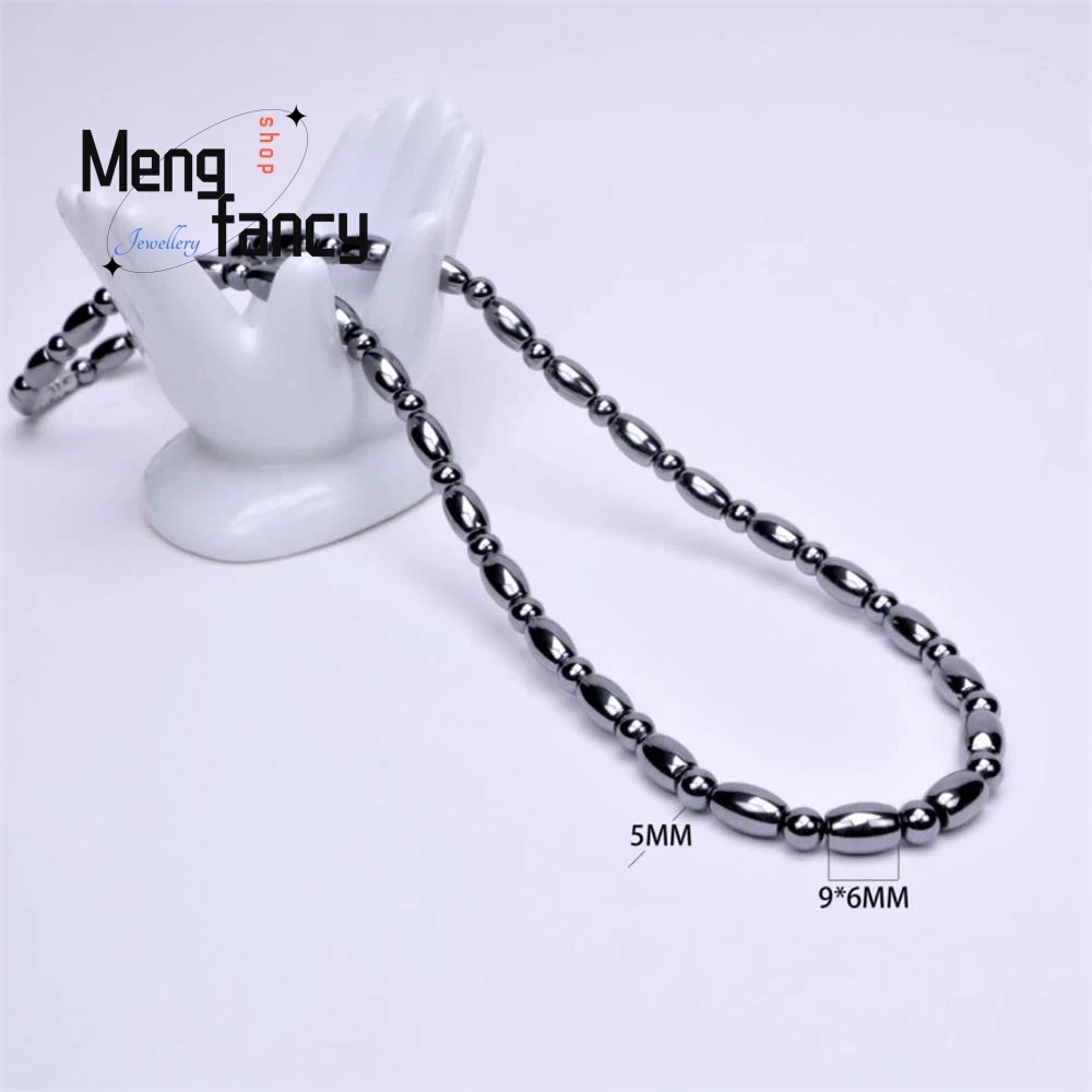 Ожерелье из натурального энергетического камня Terahertz модные аксессуары сделай