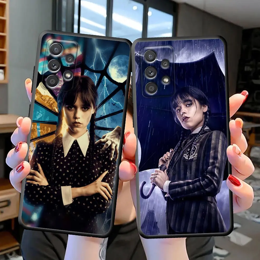 

Phone Case For Samsung S7 S8 S9 S10 4G Lite S10e S20 S21 FE S22 S23 Plus Ultra 5G Case Capa Para The Addams Family Wednesday