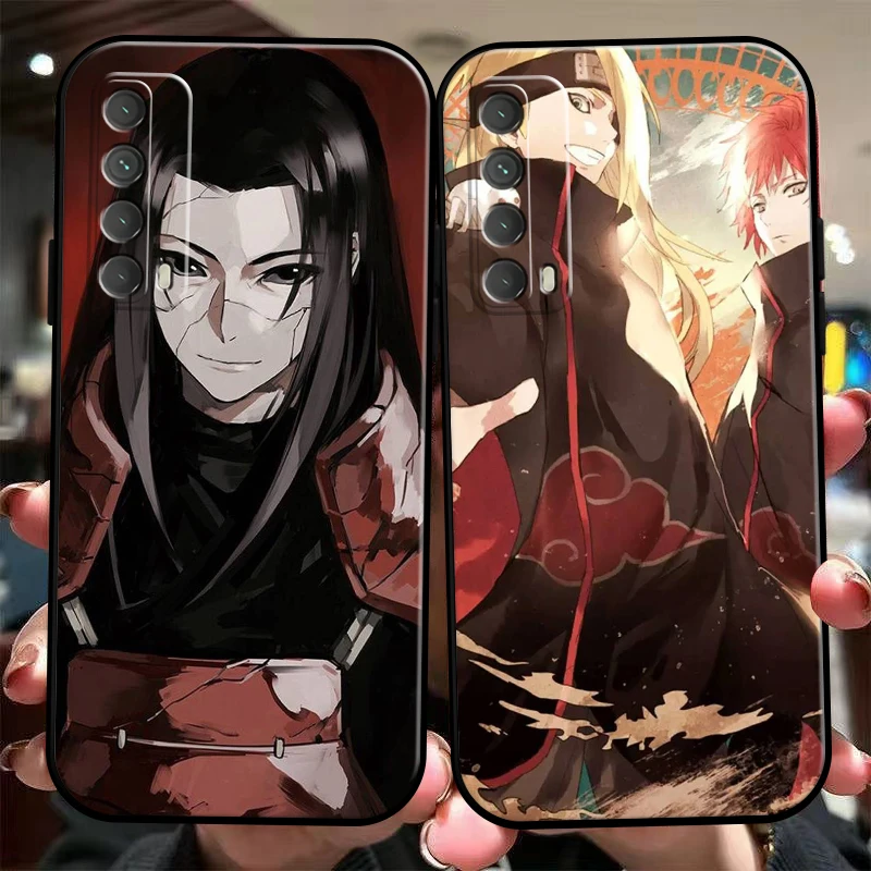 

Japan NARUTO Anime Phone Case For Huawei Honor 7A 7X 8 8X 8C 9 V9 9A 9X 9 Lite 9X Lite Black Soft Back Funda Carcasa