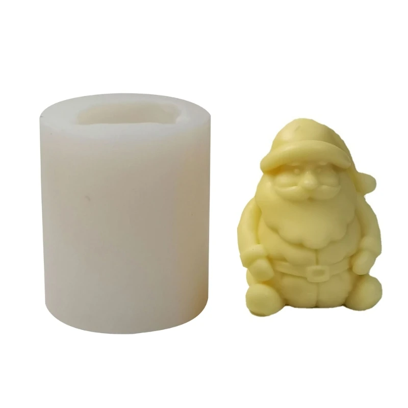 

Chocolate Moulds Christmas Man Shaped Baking Mold Fondant Mould Cake Molds Silicone Material Great Gift for Baking Lover