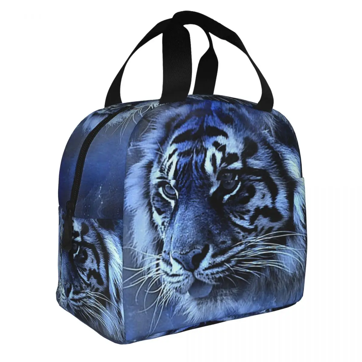 Tiger Lunch Bento Bags Portable Aluminum Foil thickened Thermal Cloth Lunch Bag for Women Men Boy