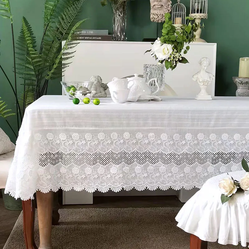 

Нано водонепроницаемая и маслостойкая Скатерть пылезащитный чехол полотенце Высококачественная кружевная скатерть для журнального столи...
