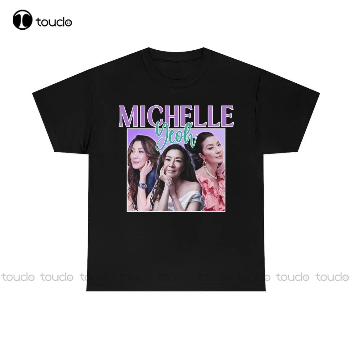 

Футболка Michelle Yeoh для женщин, винтажная рубашка с индивидуальным дизайном, с цифровой печатью для подростков, унисекс, искусственная кожа, подарок