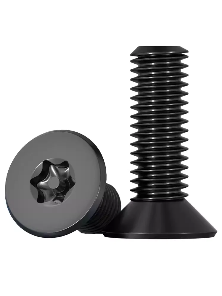 GB2673 черные винты с потайной головкой из нержавеющей стали 304 шестислойные