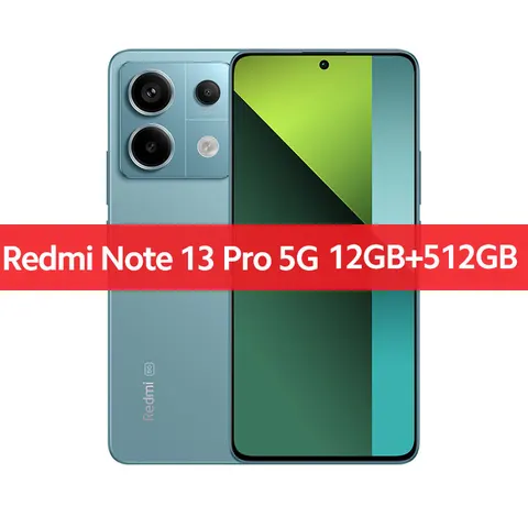 Смартфон Xiaomi Redmi Note 13 Pro®Смартфон 7s Gen 2 1,5 K 120 Гц AMOLED дисплей МП OIS камера 67 Вт зарядка