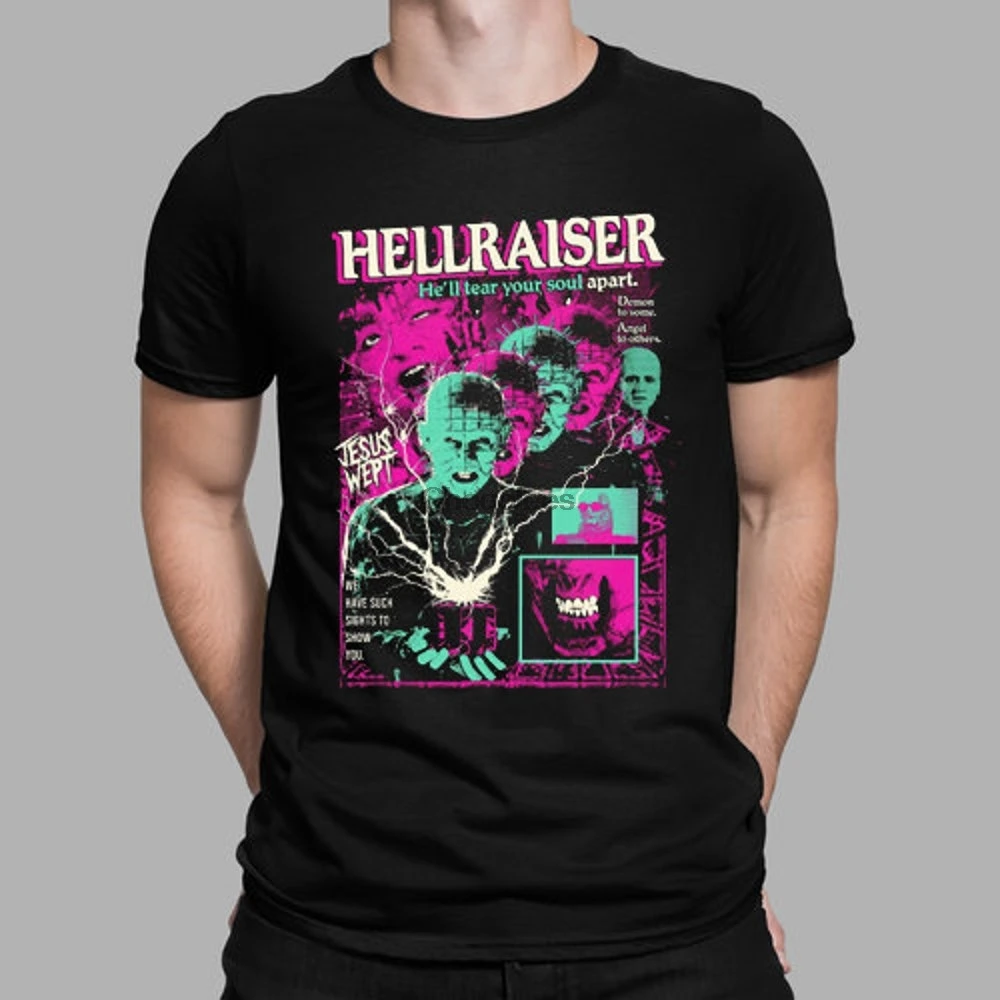 Футболка с принтом из фильма Hellraiser винтажная рубашка подарок на день рождения