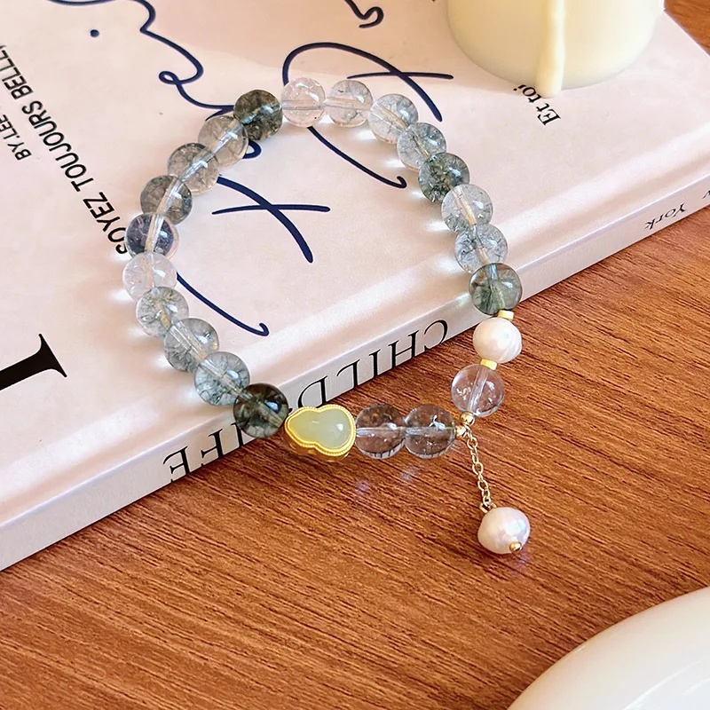 Minar 2024 новый прозрачный зеленый Хрустальный халцедон природная искусственная