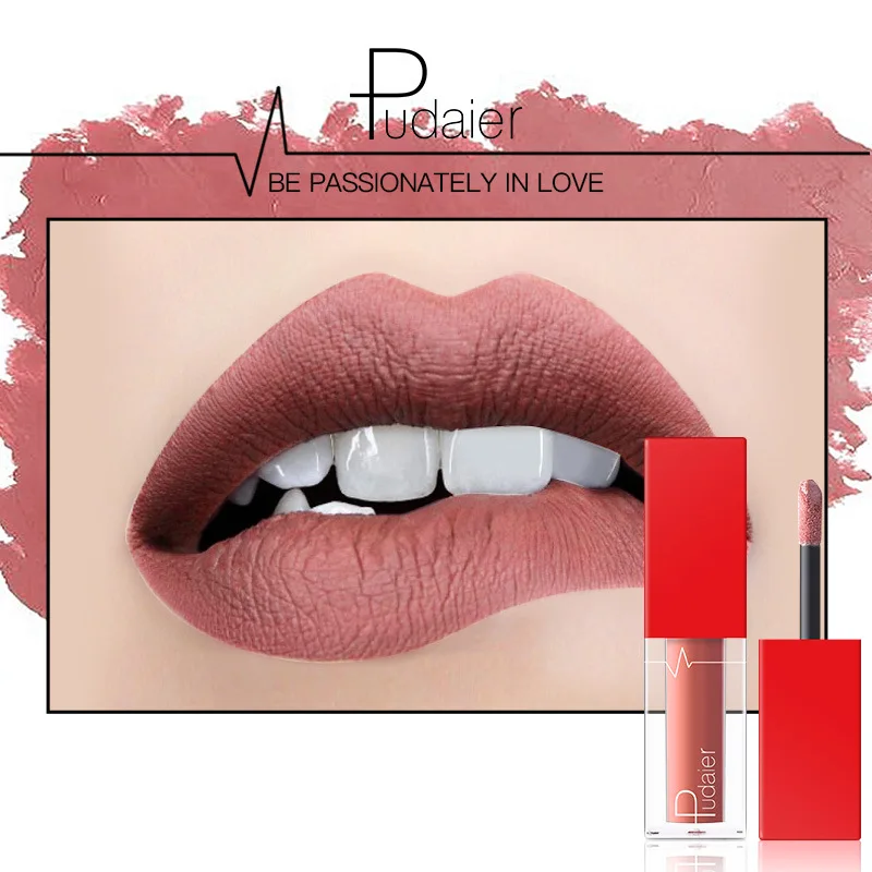 

Non-Stick Lip Gloss Nude Matte Non-Fading Lipstick Make-Up for Women Waterproof Mini Lipstick Magic Woman Makeup