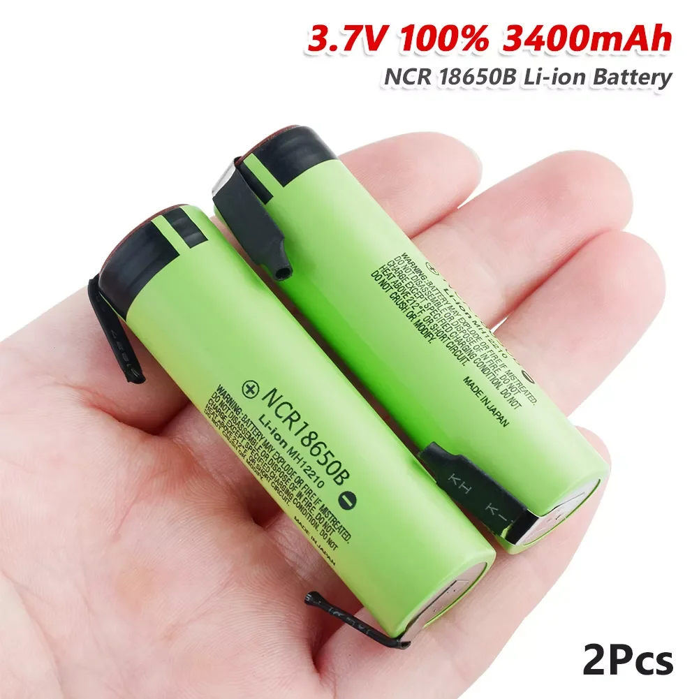 

NEW NCR18650B 3.7V Battery 18650 3400mAh Power High-Current Lithium Rechargeable High Discharge 20A Welding Nickel for Screwdriv