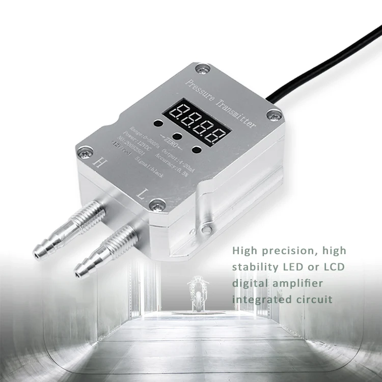 

4-20mA intelligent pressure transmitter for subway wind pressure measurement