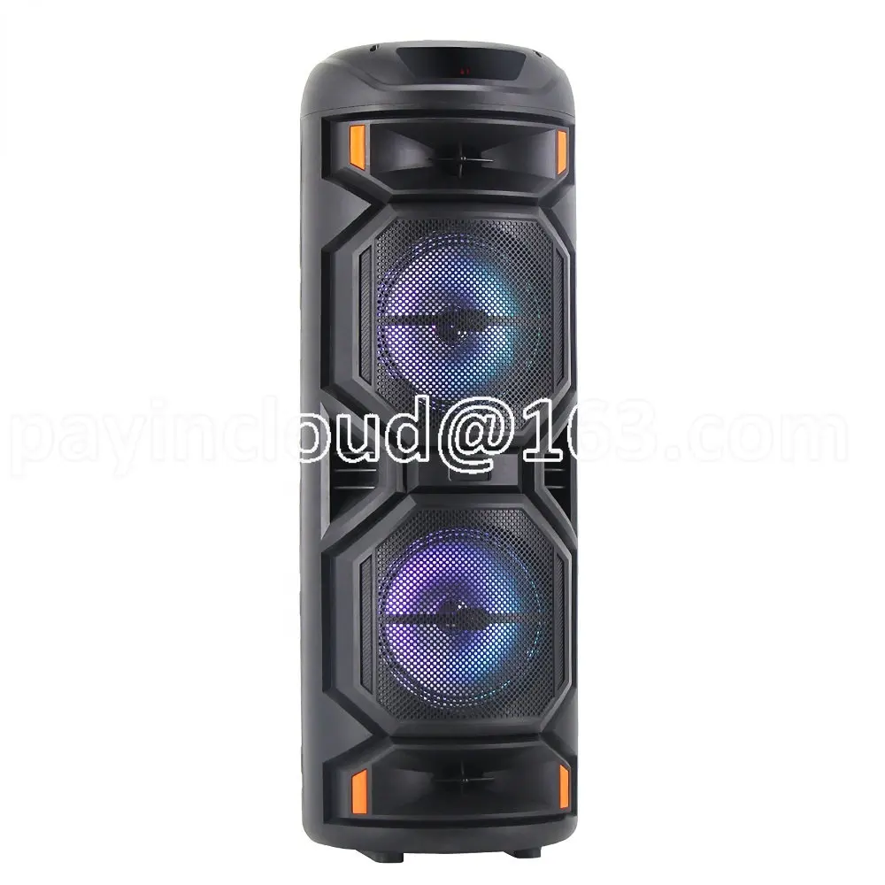 

30w Black Portable Audio Player Mp3 Blue Tooth Speakers Usb Section Wireless Charger