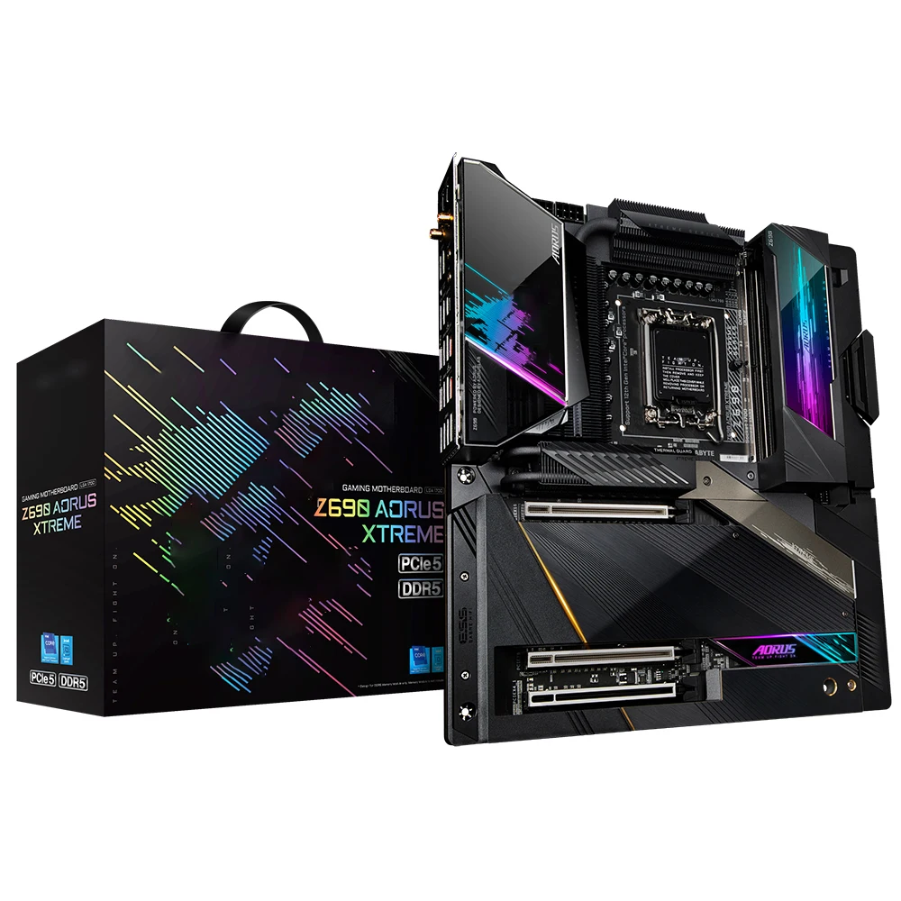 

Материнская плата Z690 AORUS XTREME LGA1700 4 * DDR5 128 ГБ E-ATX 4 * SATA 3,0