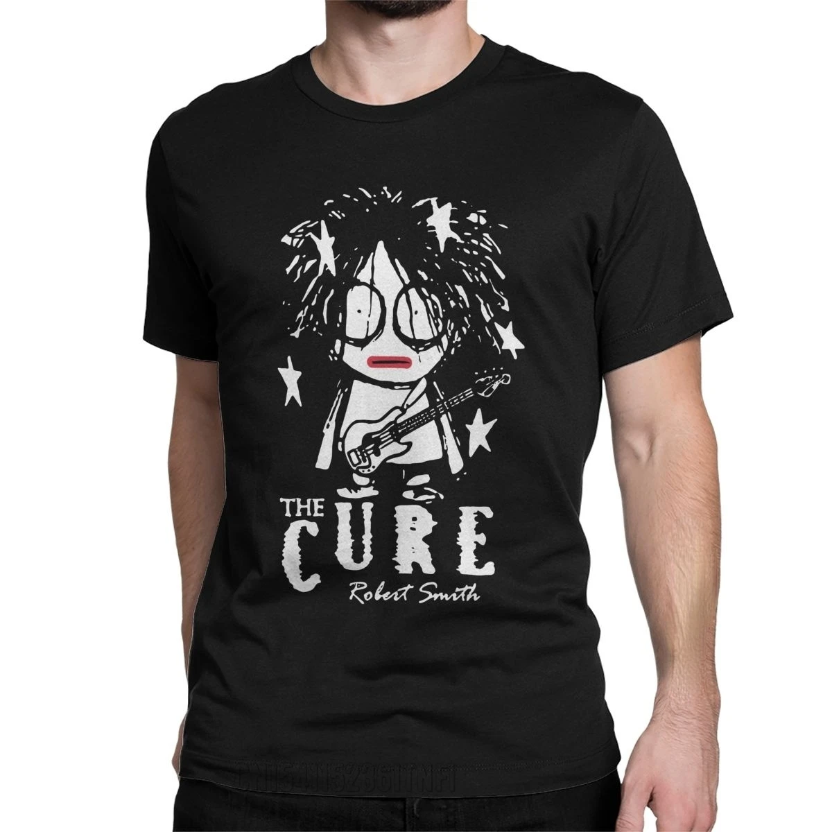 

Kaus Pria Kaus Lengan Pendek Klasik Kaus The Cure Robert Smith Humorou T Shirt Grafis Pria Atasan Leher Bulat