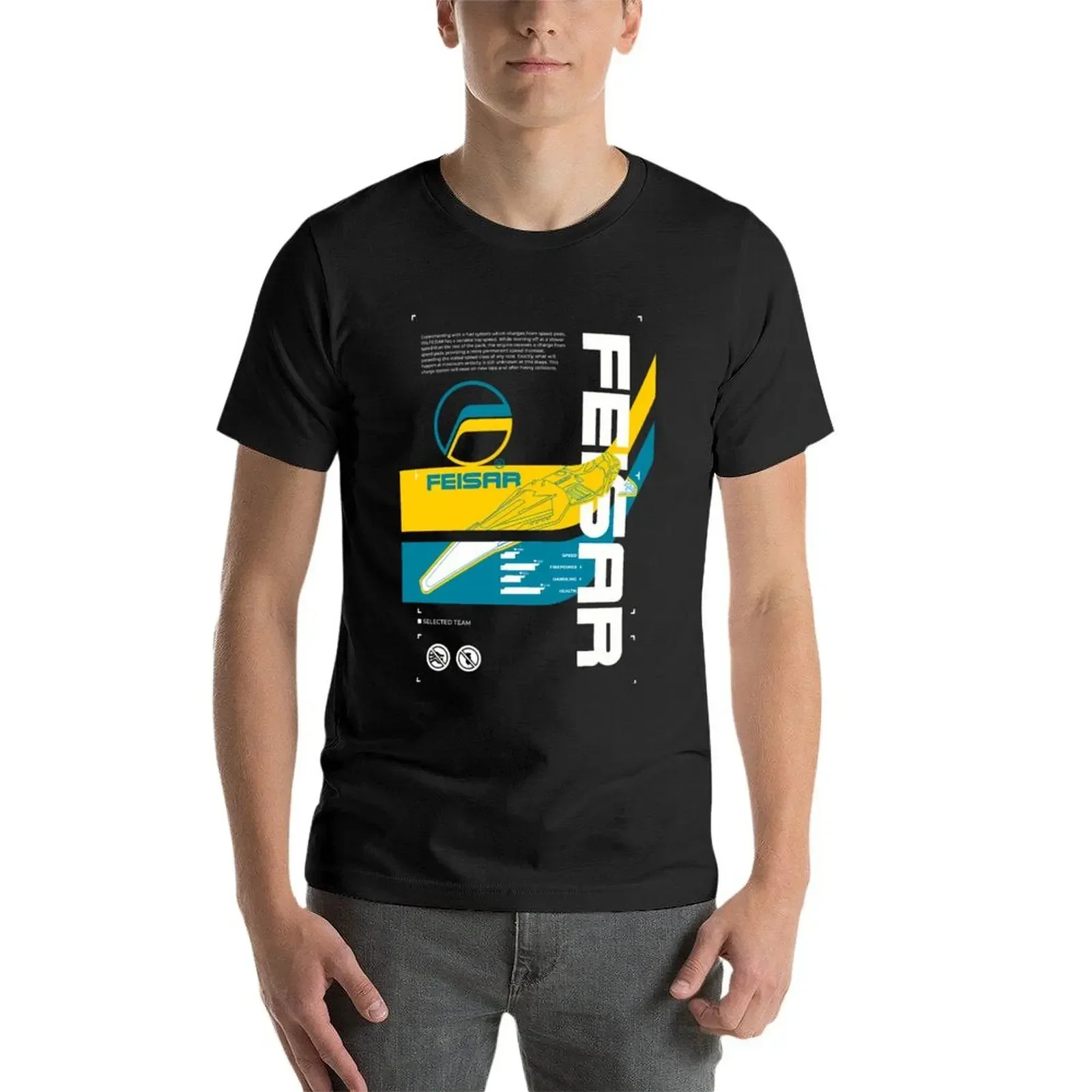 Wipeout 2048 - Feisar Coverart футболка на заказ уличная одежда винтажная рубашка футболки для