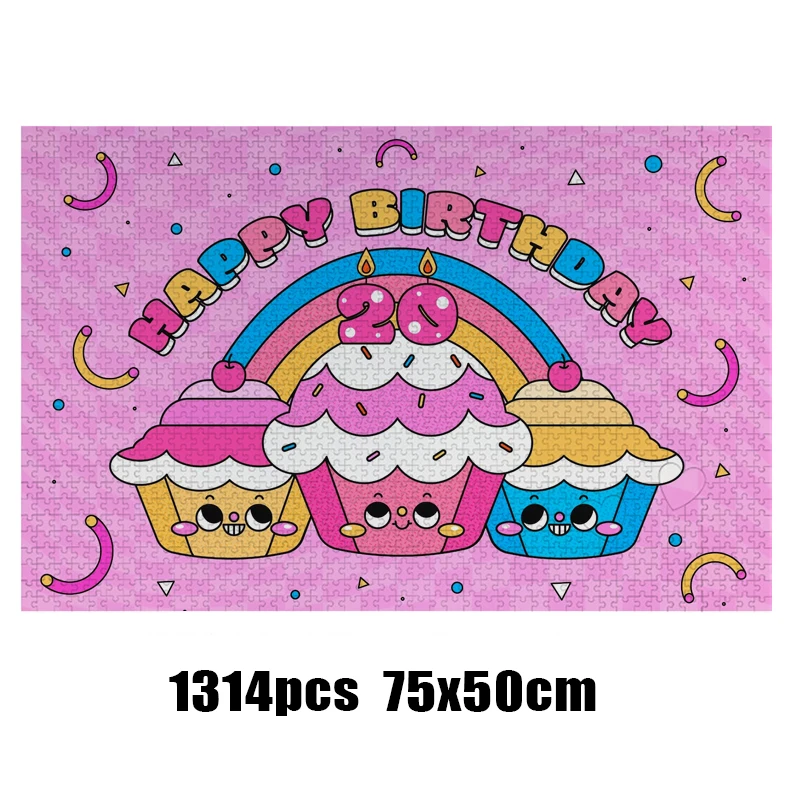 

Customized Printed Puzzle DIY Family Birthday Gift Souvenir For Children And Friends