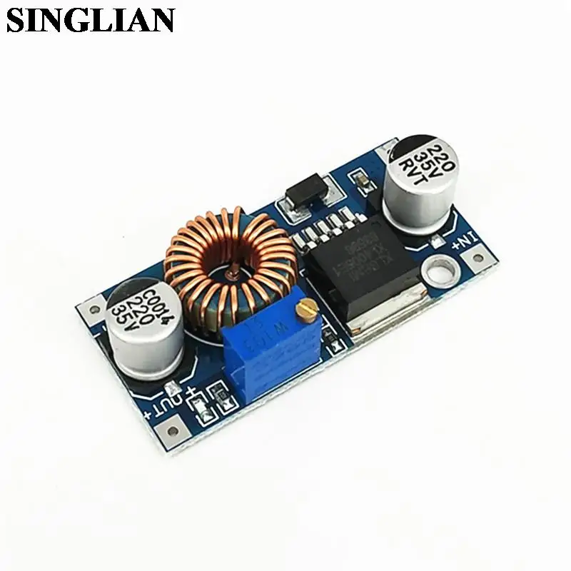 5A DC-DC Регулируемый понижающий модуль питания высокой мощности XL4005