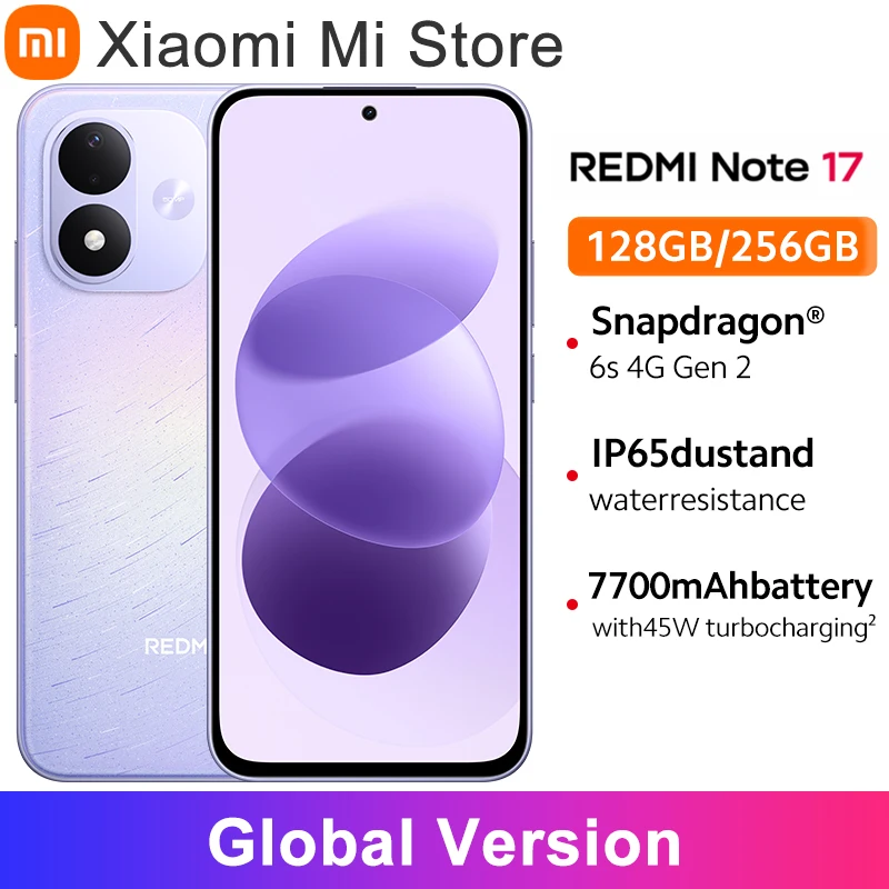 תמונת המוצר: סמארטפון Redmi Note 17 4G